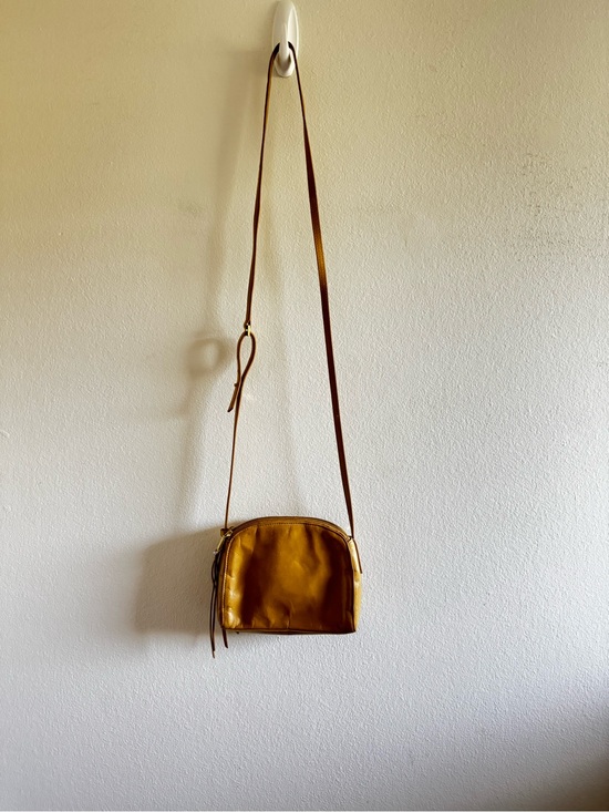 HOBO Handbags - HOBO Evella Mustard Yellow Leather Crossbody Bag